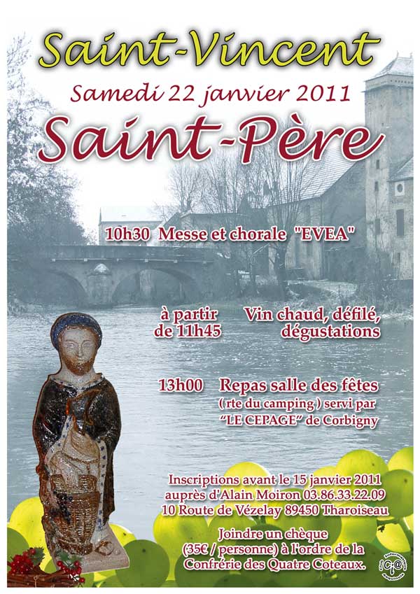 Saint-Vincent 2011 Saint Père sous Vézelay